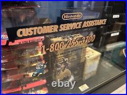 World of Nintendo ULTRA RARE AUTHENTIC video game display case store display LPU