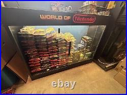 World of Nintendo ULTRA RARE AUTHENTIC video game display case store display LPU