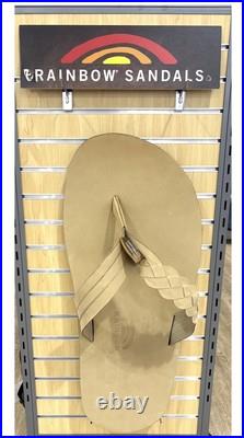 World's Largest Leather Flip Flop Sandal Giant 36 Huge RAINBOW Display RARE