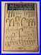 X-RARE/SCARCE ORIGINAL 1930s-40sMUSTAD Key Brand FISH HOOKS STORE DISPLAY/NORWAY