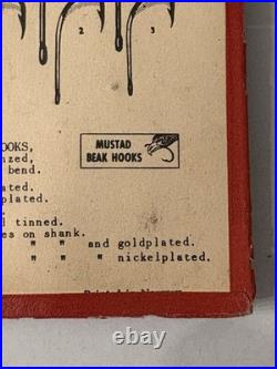 X-RARE/SCARCE ORIGINAL 1930s-40sMUSTAD Key Brand FISH HOOKS STORE DISPLAY/NORWAY
