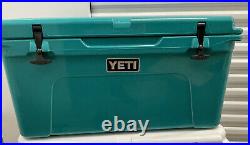 YETI Tundra 65 Cooler Aquifer Blue Used Store Display RARE SOLD OUT HARD TO GET