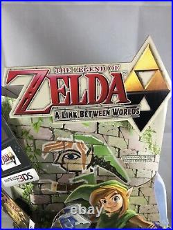 Zelda Store Promo Standee Nintendo Link Between Worlds Retail Display Rare